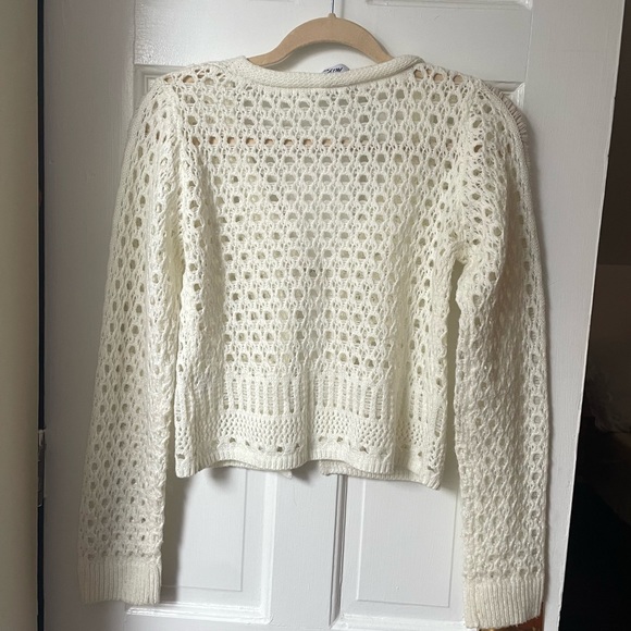 Princess Polly cream crochet sweater - Picture 2 of 4